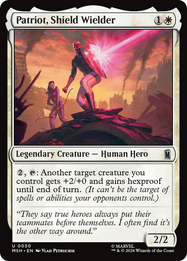Patriot, Shield Wielder [Marvel Super Heroes] | Shuffle n Cut Hobbies & Games