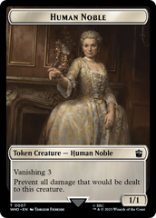 Human Noble // Clue (0022) Double-Sided Token [Doctor Who Tokens] | Shuffle n Cut Hobbies & Games