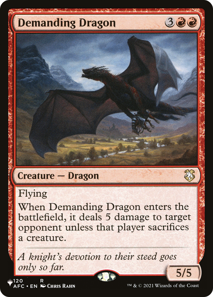 Demanding Dragon [The List] | Shuffle n Cut Hobbies & Games