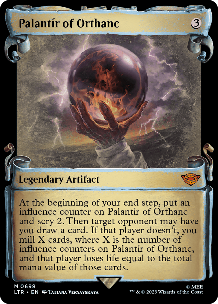 Palantir of Orthanc [The Lord of the Rings: Tales of Middle-Earth Showcase Scrolls] | Shuffle n Cut Hobbies & Games