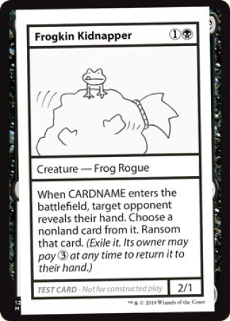 Frogkin Kidnapper (2021 Edition) [Mystery Booster Playtest Cards] | Shuffle n Cut Hobbies & Games