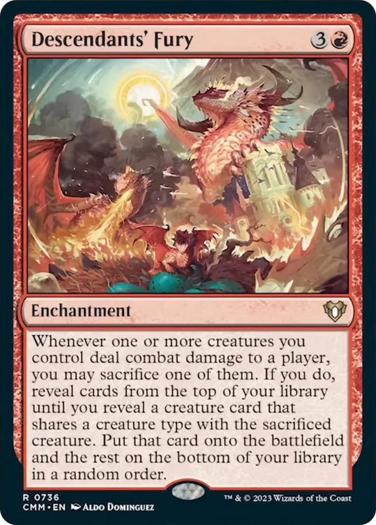 Descendants' Fury [Commander Masters] | Shuffle n Cut Hobbies & Games