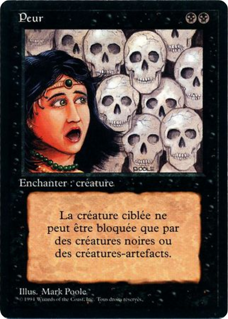 Fear [Foreign Black Border] | Shuffle n Cut Hobbies & Games