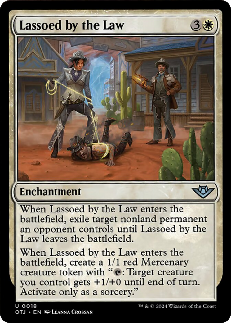 Lassoed by the Law [Outlaws of Thunder Junction] | Shuffle n Cut Hobbies & Games