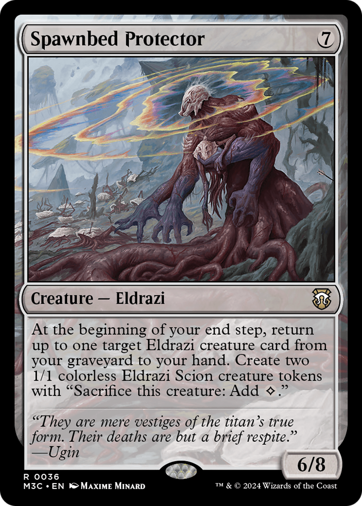 Spawnbed Protector (Ripple Foil) [Modern Horizons 3 Commander] | Shuffle n Cut Hobbies & Games
