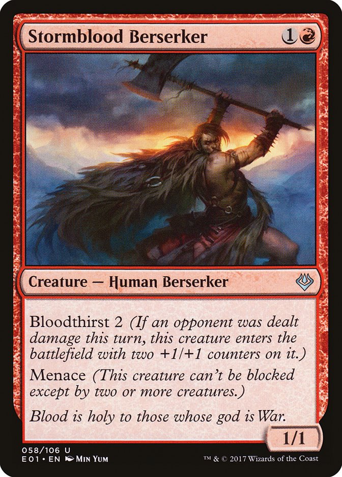 Stormblood Berserker [Archenemy: Nicol Bolas] | Shuffle n Cut Hobbies & Games