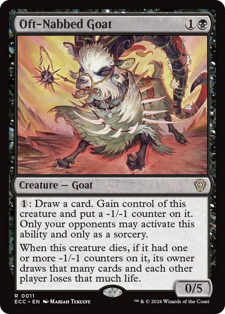 Oft-Nabbed Goat [Lorwyn Eclipsed Commander] | Shuffle n Cut Hobbies & Games
