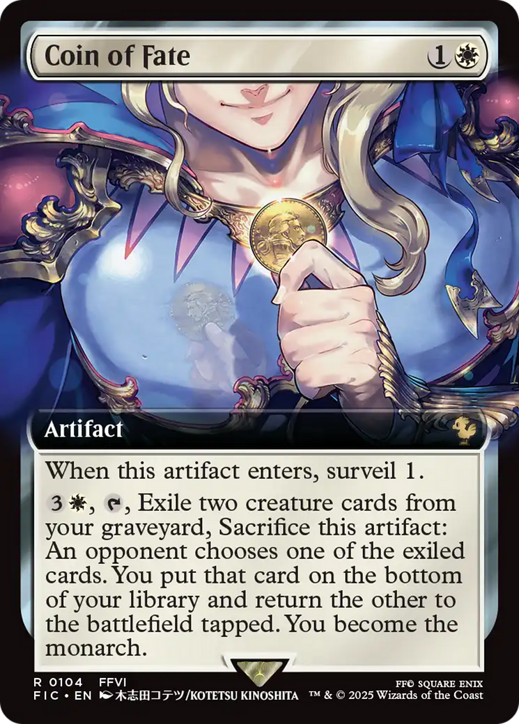 Coin of Fate (Extended Art) [FINAL FANTASY Commander] | Shuffle n Cut Hobbies & Games