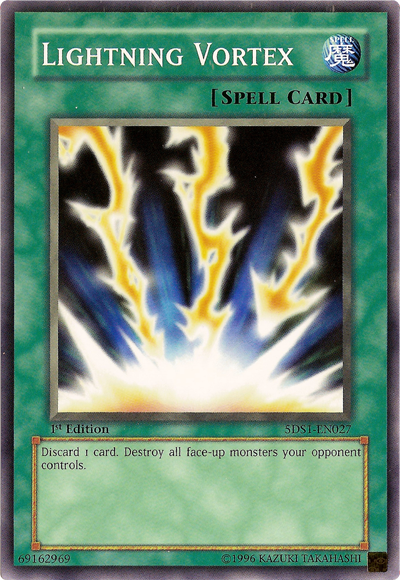 Lightning Vortex [5DS1-EN027] Common | Shuffle n Cut Hobbies & Games
