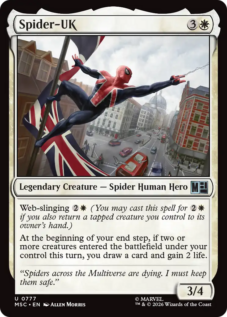 Spider-UK [Marvel Super Heroes Commander] | Shuffle n Cut Hobbies & Games