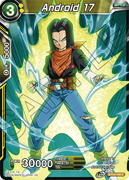 Android 17 (Common) (BT13-108) [Supreme Rivalry] | Shuffle n Cut Hobbies & Games