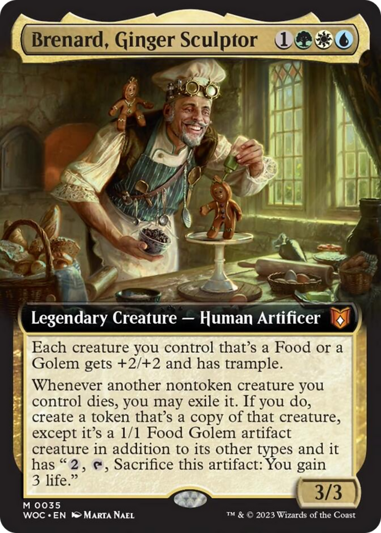 Brenard, Ginger Sculptor (Extended Art) [Wilds of Eldraine Commander] | Shuffle n Cut Hobbies & Games