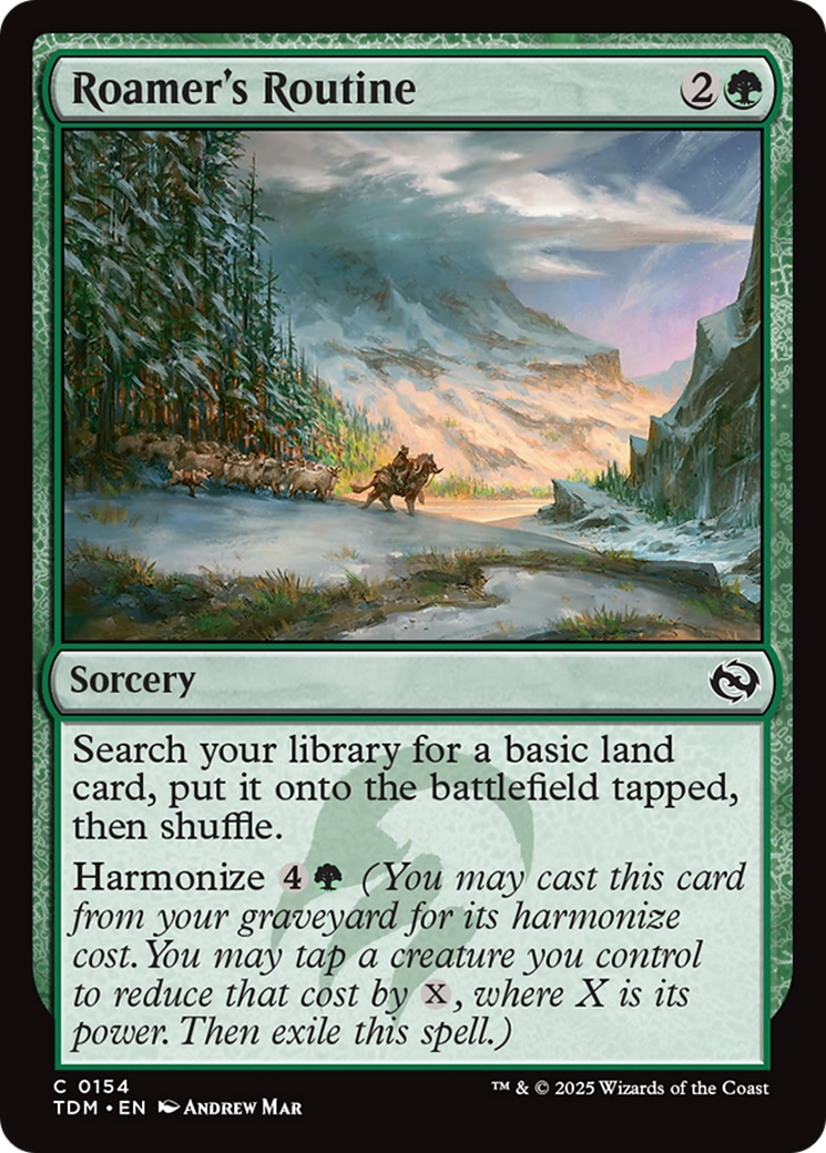 Roamer's Routine [Tarkir: Dragonstorm] | Shuffle n Cut Hobbies & Games