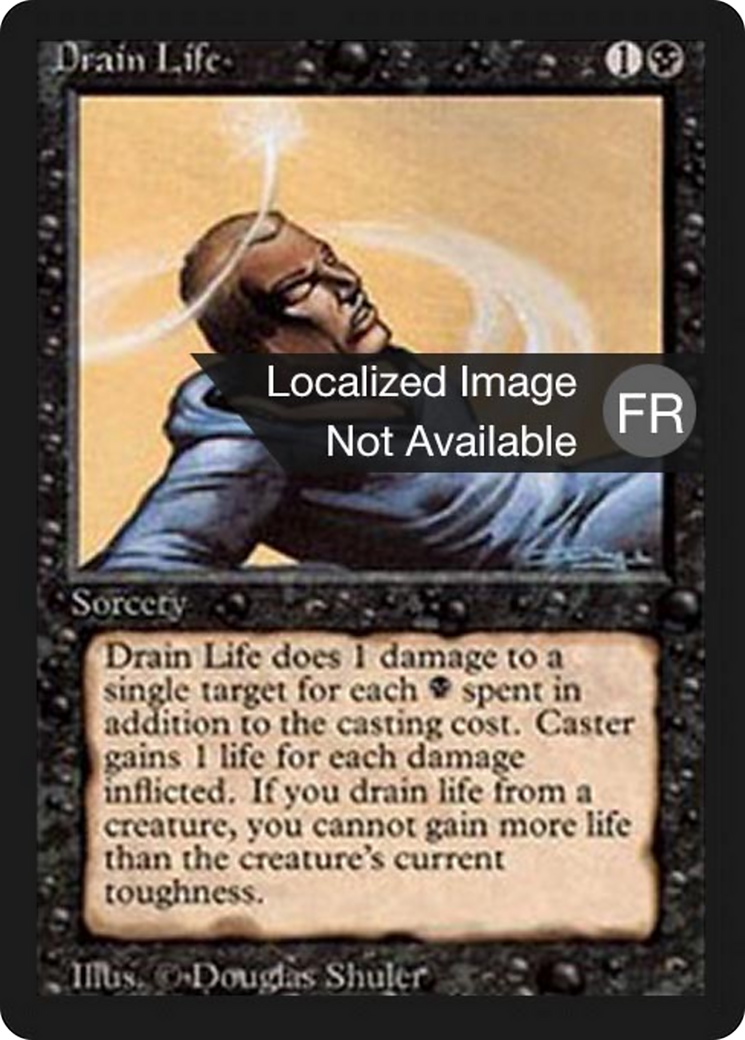 Drain Life [Foreign Black Border] | Shuffle n Cut Hobbies & Games