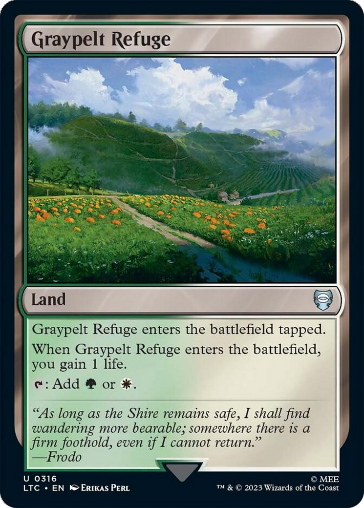 Graypelt Refuge [The Lord of the Rings: Tales of Middle-Earth Commander] | Shuffle n Cut Hobbies & Games