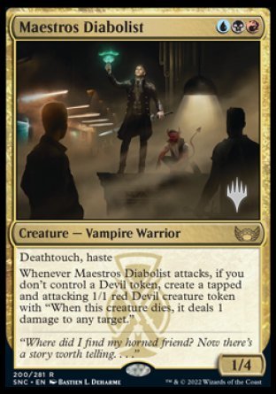 Maestros Diabolist (Promo Pack) [Streets of New Capenna Promos] | Shuffle n Cut Hobbies & Games