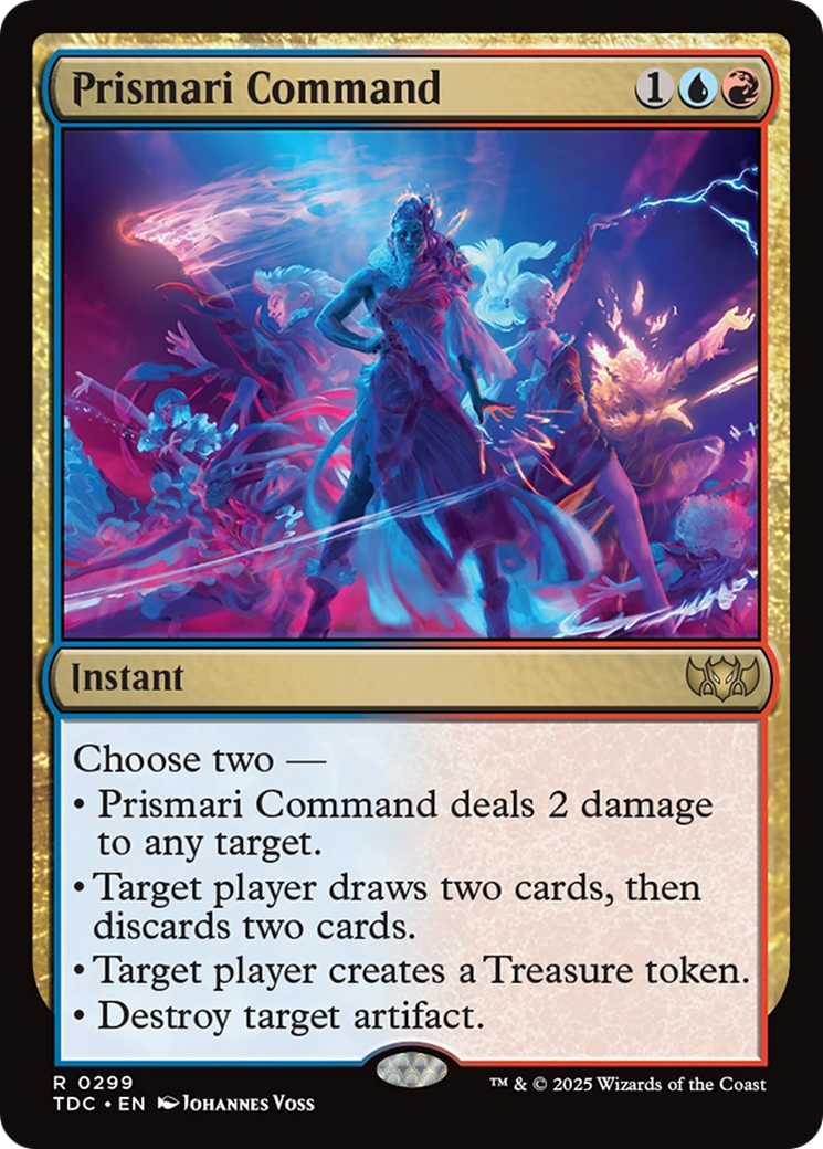 Prismari Command [Tarkir: Dragonstorm Commander] | Shuffle n Cut Hobbies & Games