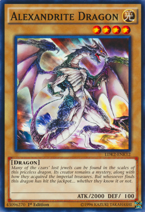 Alexandrite Dragon [LDK2-ENK12] Common | Shuffle n Cut Hobbies & Games