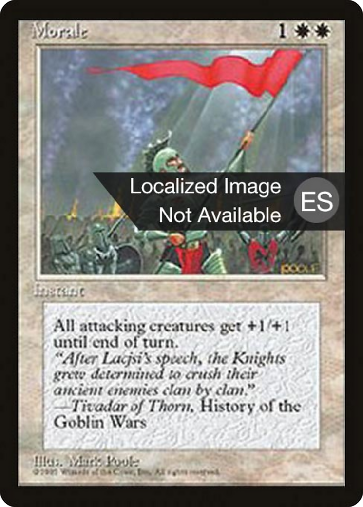 Morale [Fourth Edition Foreign Black Border] | Shuffle n Cut Hobbies & Games