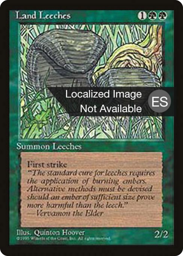 Land Leeches [Fourth Edition Foreign Black Border] | Shuffle n Cut Hobbies & Games