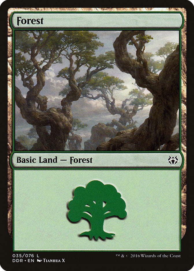 Forest (35) [Duel Decks: Nissa vs. Ob Nixilis] | Shuffle n Cut Hobbies & Games