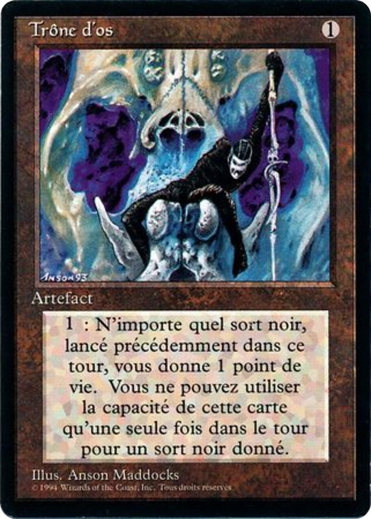 Throne of Bone [Foreign Black Border] | Shuffle n Cut Hobbies & Games