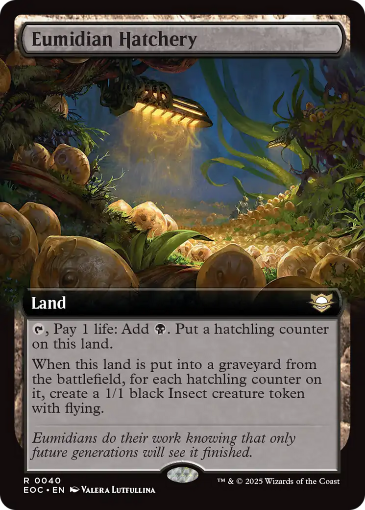 Eumidian Hatchery (Extended Art) [Edge of Eternities Commander] | Shuffle n Cut Hobbies & Games