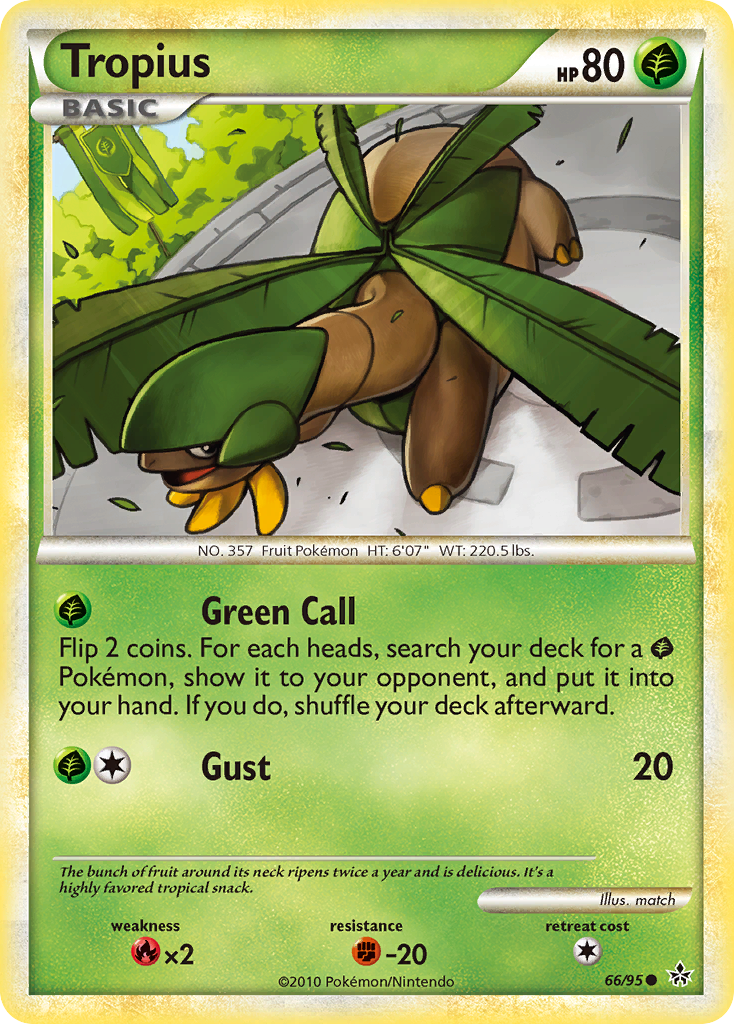Tropius (66/95) [HeartGold & SoulSilver: Unleashed] | Shuffle n Cut Hobbies & Games