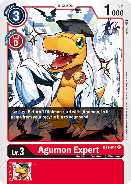 Agumon Expert [BT1-011] [Release Special Booster Ver.1.0] | Shuffle n Cut Hobbies & Games