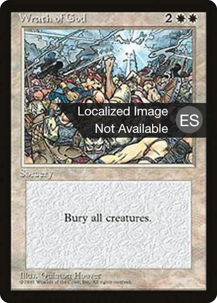 Wrath of God [Fourth Edition Foreign Black Border] | Shuffle n Cut Hobbies & Games