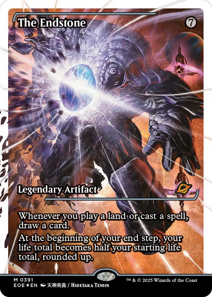 The Endstone (Showcase) (Fracture Foil) [Edge of Eternities] | Shuffle n Cut Hobbies & Games