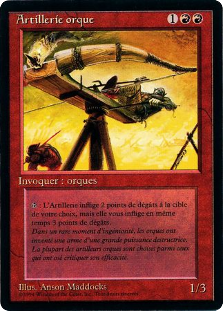 Orcish Artillery [Foreign Black Border] | Shuffle n Cut Hobbies & Games