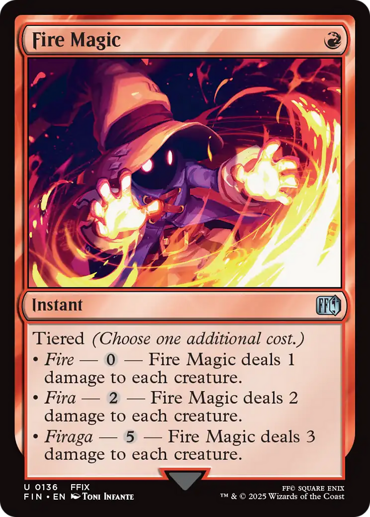 Fire Magic [FINAL FANTASY] | Shuffle n Cut Hobbies & Games