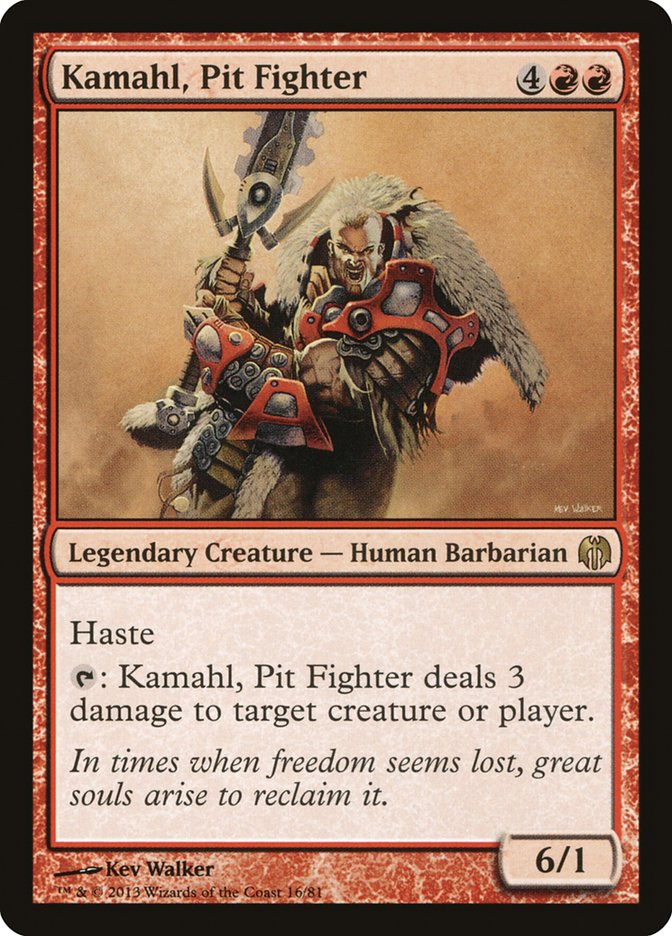 Kamahl, Pit Fighter [Duel Decks: Heroes vs. Monsters] | Shuffle n Cut Hobbies & Games