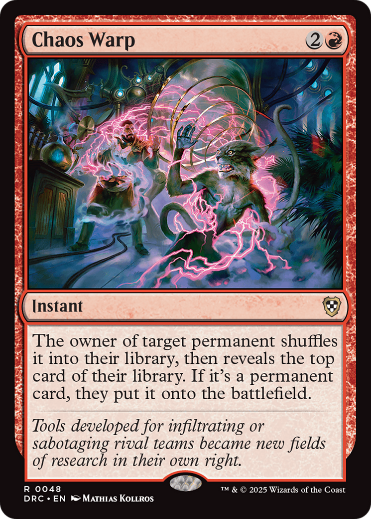 Chaos Warp [Aetherdrift Commander] | Shuffle n Cut Hobbies & Games