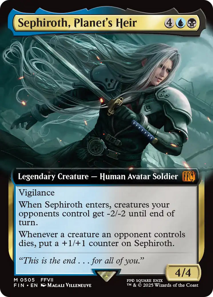 Sephiroth, Planet's Heir (Extended Art) [FINAL FANTASY] | Shuffle n Cut Hobbies & Games