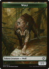 Wolf // Icingdeath, Frost Tongue Double-Sided Token [Dungeons & Dragons: Adventures in the Forgotten Realms Tokens] | Shuffle n Cut Hobbies & Games