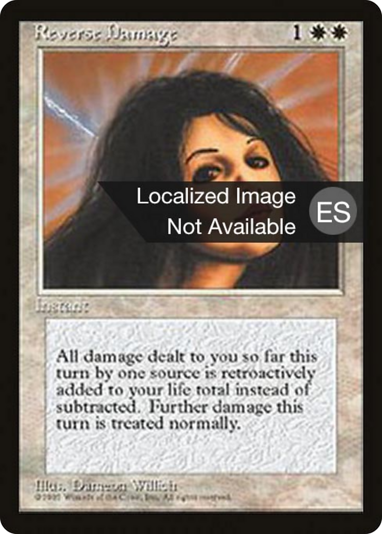 Reverse Damage [Fourth Edition Foreign Black Border] | Shuffle n Cut Hobbies & Games