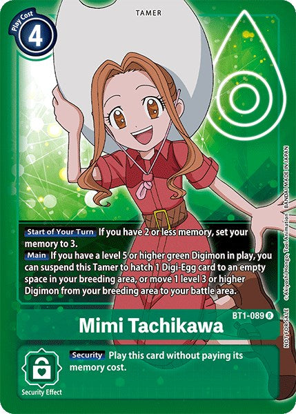 Mimi Tachikawa [BT1-089] (Official Tournament Pack Vol.3) [Release Special Booster Promos] | Shuffle n Cut Hobbies & Games