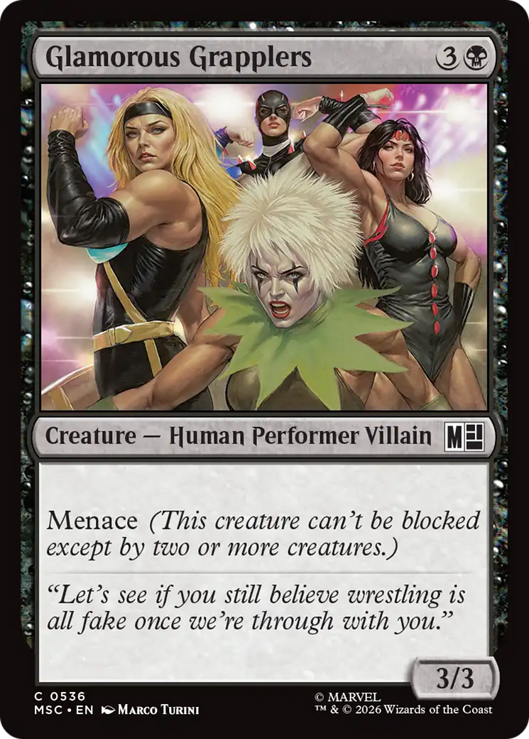 Glamorous Grapplers [Marvel Super Heroes Commander] | Shuffle n Cut Hobbies & Games