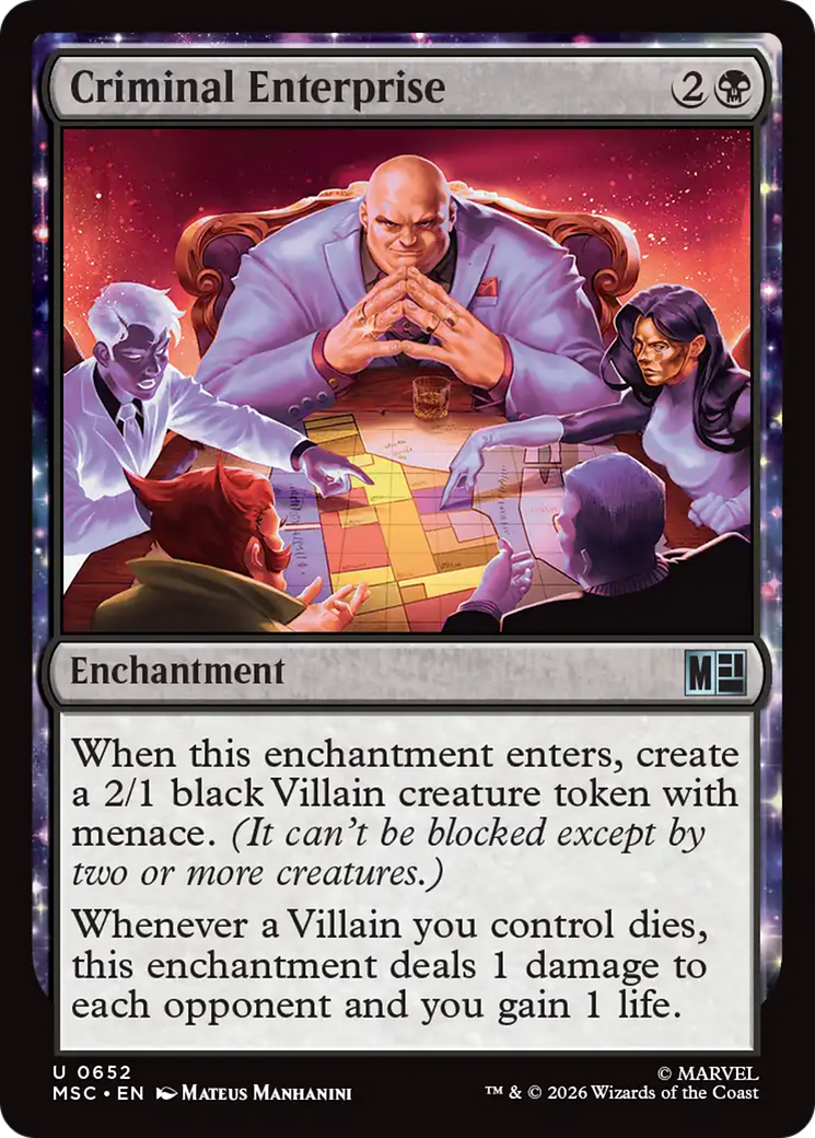 Criminal Enterprise [Marvel Super Heroes Commander] | Shuffle n Cut Hobbies & Games