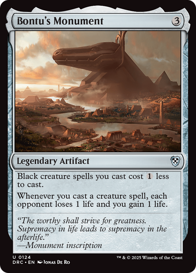Bontu's Monument [Aetherdrift Commander] | Shuffle n Cut Hobbies & Games
