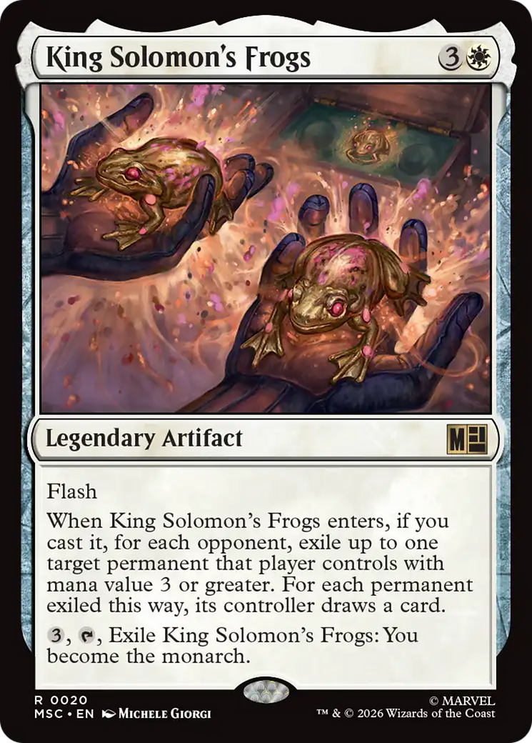 King Solomon's Frogs [Marvel Super Heroes Commander] | Shuffle n Cut Hobbies & Games