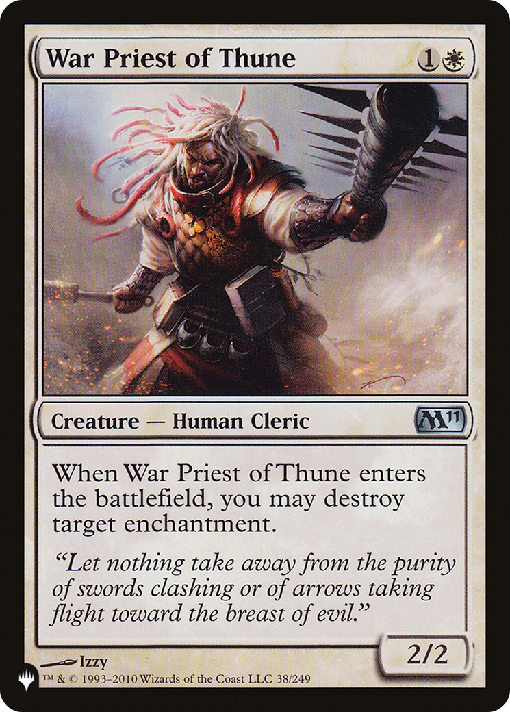 War Priest of Thune [The List] | Shuffle n Cut Hobbies & Games