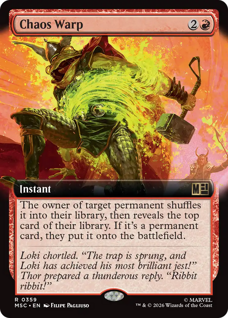 Chaos Warp (Extended Art) [Marvel Super Heroes Commander] | Shuffle n Cut Hobbies & Games