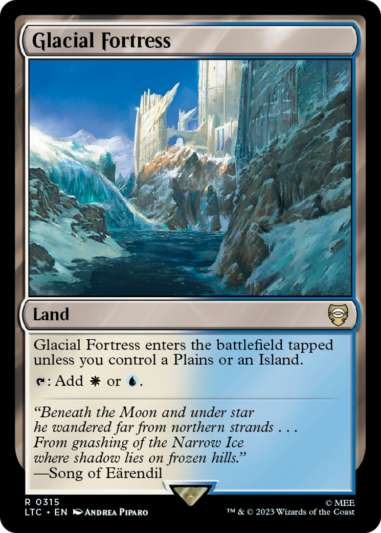 Glacial Fortress [The Lord of the Rings: Tales of Middle-Earth Commander] | Shuffle n Cut Hobbies & Games