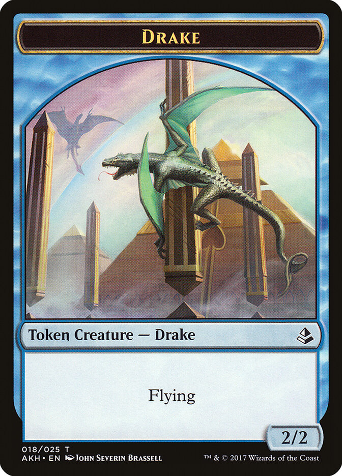 Anointer Priest // Drake Double-Sided Token [Amonkhet Tokens] | Shuffle n Cut Hobbies & Games