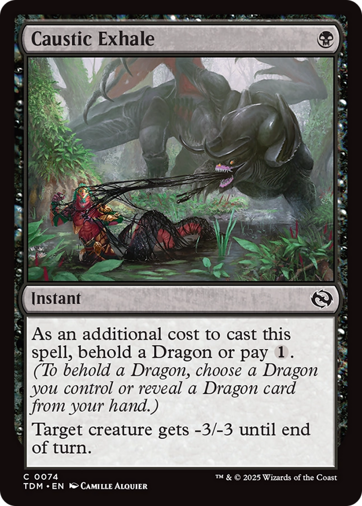 Caustic Exhale [Tarkir: Dragonstorm] | Shuffle n Cut Hobbies & Games