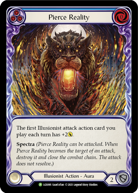 Pierce Reality [LGS095] (Promo)  Cold Foil | Shuffle n Cut Hobbies & Games