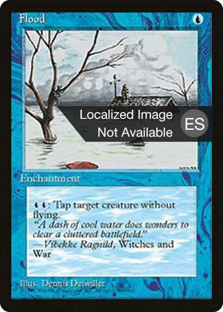 Flood [Fourth Edition Foreign Black Border] | Shuffle n Cut Hobbies & Games